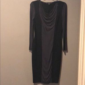 Stunning Armani Exchange draped neck dress